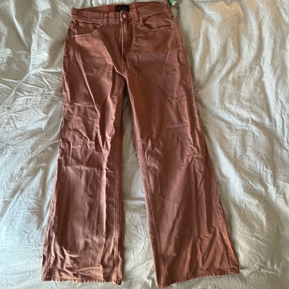 Gap denim high rise wide leg 8/29R